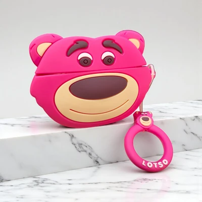 کاور سیلیکونی فانتزی طرح Lotso مناسب برای AirPods