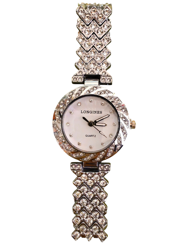 ساعت مچی longines زنانه فول نگین