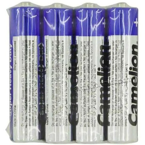باتری نیم قلمی کملیون مدل Super Heavy Duty بسته 4 عددی