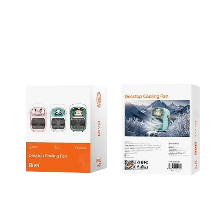 پنکه رومیزی biva شارژی FA-07 desktop cooling fan