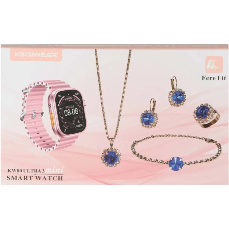 ساعت هوشمند KEQIWEAR مدل KW80 Ultra 3 mini سایز 41 میلی متر