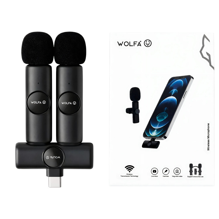 میکروفون یقه ای و رومیزی برند wolfa مدل wwm 01