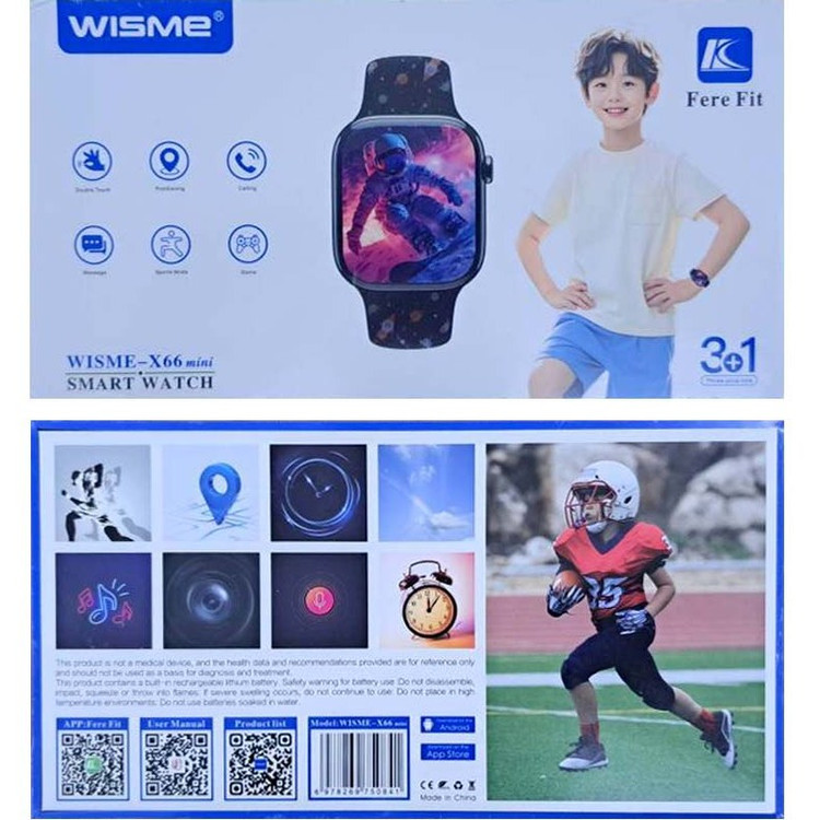 ساعت هوشمند wisme مدل x66 mini سایز 41 میلی متر