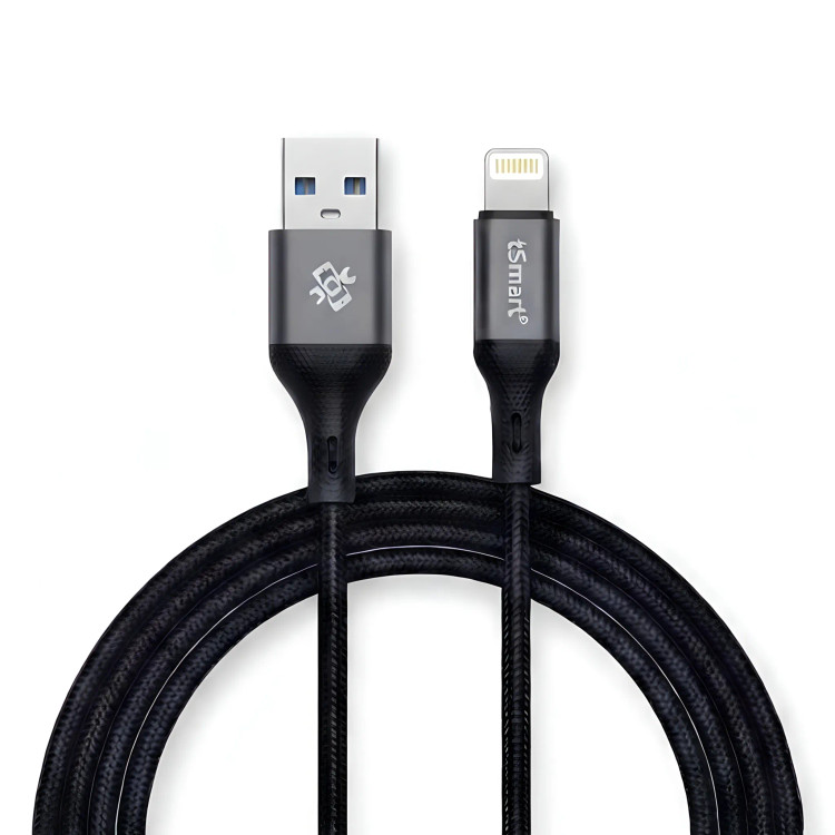 کابل شارژ USB به لایتنینگ tsmat مدل TS11 _ طول 300 سانتی متری