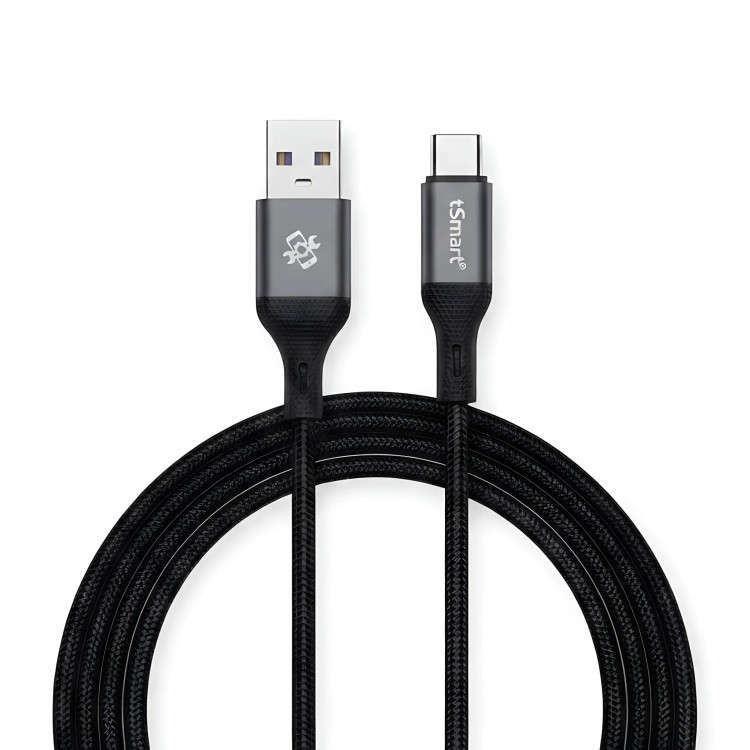 کابل شارژ USB به تایپ سی tsmat مدل TS14 _ طول 300 سانتی متری